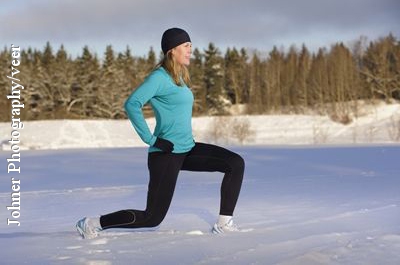 Eine leichte Sporteinheit im Freien tut auch bei Erkältung gut. Warm einpacken nicht vergessen!
